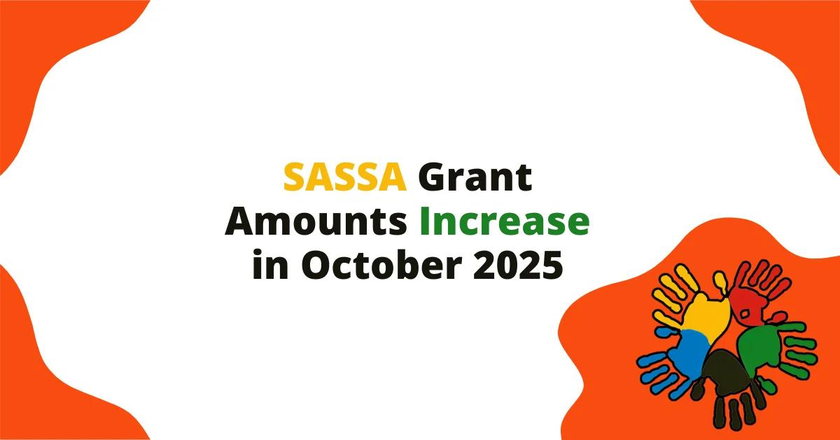 SASSA Grant Amounts Increase in October 2025